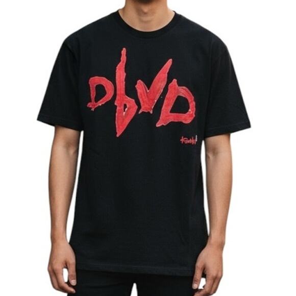 KSUBI Front Graphic Black Kross Graphic Tee Black Extra Small